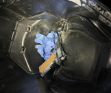  الرملة: ضبط دراجة نارية مسروقة ومسدس في حي الجواريش 