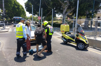 يافا: إصابة طفيفة لراكب دراجة كهربائية بحادث دهس 