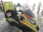 اصابة متوسطة لطفل مقدسي تعرض للغرق على شاطئ المحمودية بيافا 