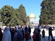 الآلاف يتوافدون للمسجد الأقصى لإحياء ذكرى الإسراء والمعراج