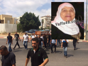 بالصور: جموع غفيرة تُشارك في تشييع جثمان الحاجة أم محمد السعدي في مدينة اللد