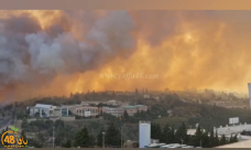 اندلاع حرائق في مناطق متفرّقة من البلاد، وقوّات الإطفاء تعمل على إخمادها