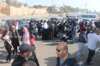 بالصور: انطلاق الفوج الثاني من معتمري مدينة يافا إلى الديار الحجازية لأداء عمرة الربيع 