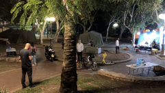  تذكير: اليوم - وقفة احتجاجية في مخيم الصمود بالحديقة العامة بيافا