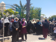   صور: وفد نسائي من قرية المقيبلة شمال البلاد في زيارة لمدينة يافا ومقدساتها