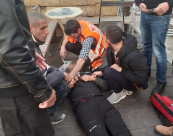  اصابة شاب من الخليل سقط عن علو في ميناء يافا