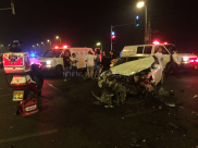 منتصف الليلة - اصابة 6 أشخاص بحادث طرق مروّع بمفرق جينطون