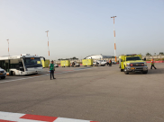   هبوط اضطراري لطائرة على متنها 138 راكباً في مطار اللد