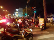 فجر اليوم - 5 اصابات بحادث طرق بين مركبتين شرق يافا 