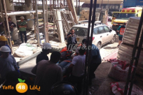 اصابة خطيرة لعامل من مدينة اللد سقط من علو بورشة عمل في كفار سابا