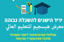 الخميس – قرعة على منحة بقيمة 5200 ش.ج في معرض للتعليم العالي وللمنح الدراسية في ييفت 83 