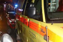 إصابة خطرة لراكب دراجة نارية بحادث طرق شرق يافا