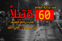 اللد: 5 ضحايا منذ بداية العام بجرائم عنف ونقل بـ60 شرطياً في محطة المدينة