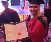  مبروك - منح ابنة يافا "أميرة ظاهر اغبارية" درجة الدكتوراة من جامعة حيفا