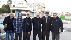  صور: فوج جديد من معتمري اللد والرملة يغادر لاداء مناسك العمرة