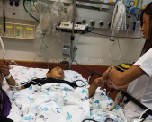  يافا: الطفل عمري شقرة يمكث في غرفة العناية المكثفة اثر تعرضه لحادث دهس "ضرب وهرب"