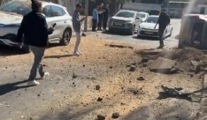 أضرار في الممتلكات إثر سقوط شظايا في مدينة اللد