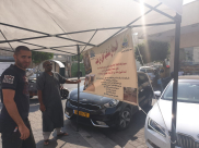 يافا: محطة لجمع التبرعات لاغاثة متضرري فيضانات السودان في شارع ييفت