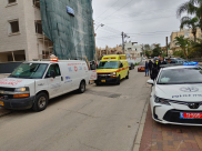  الرملة: إصابة متوسطة لعامل اثر سقوطه عن ارتفاع