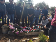  صور: المدرسة الثانوية الشاملة تعيش حالة من الحزن بعد وفاة المربي خالد مصاروة