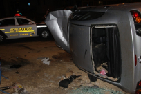 خمسة إصابات متفاوتة بحادث إنقلاب سيارة في يافا فجر السبت