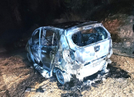 العثور على جثة امرأة داخل سيارة محترقة في جبال القدس