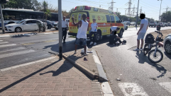   يافا: اصابة طفيفة لشابين بحادث دهس قرب مفرق فولفسون