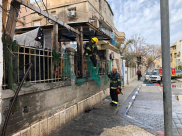 فيديو: حريق قرب احد المنازل في حي النزهة بيافا دون اصابات 