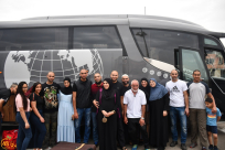 فيديو: وصول حافلة معتمري الفوج الثالث الى مدينة يافا بسلام 