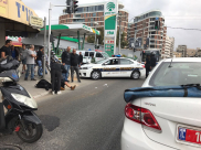 بالصور: اصابة متوسطة لسائق دراجة هوائية بحادث دهس في يافا