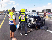 مصرع شاب بحادث طرق على مدخل حيفا