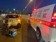  يافا: اصابة متوسطة لراكب دراجة نارية بحادث طرق شرق المدينة