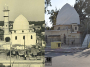 قبل وبعد - مسجد وادي حنين بعد تحويله إلى كنيس يهودي قضاء مدينة يافا