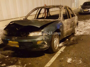  بالصور: احتراق سيارة جنوب مدينة يافا والشرطة ترجح السبب "تماس كهربائي"