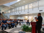 بالصور: محاضرة توعوية حول قانون القومية في مدرسة أجيال الثانوية بيافا 