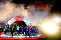 بثلاثية : برشلونة الحيوي يتلاعب بمدريد ويتوج بالكاس