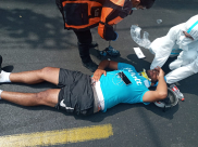  اصابة متوسطة للزميل كايد حسنين بحادث طرق 