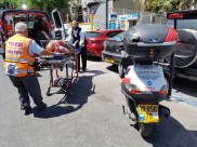  بالصور: إصابة متوسطة لعابر سبيل بحادث دهس بمدينة يافا 