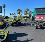  يافا: اصابة متوسطة لراكب دراجة نارية بحادث طرق 