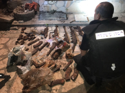 صور: العثور على ترسانة أسلحة قديمة داخل احد المنازل بتل ابيب 