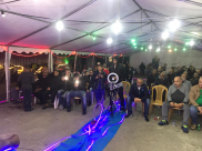 بالصور: خيمة الهدى تنظّم أمسية دعويّة في ضيافة عائلة "سكسك" بيافا