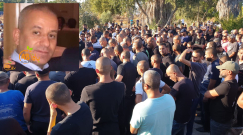 بالفيديو: تشييع جثمان محمود المغربي ضحية اطلاق النار في الرملة 