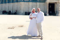  مبروك - عروسان من يافا يعقدان قرانهما في رحاب الأقصى المبارك