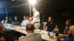  السيّد سامي أبو شحادة يزور خيمة أبو كشك بمدينة اللد