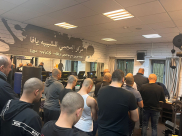  أداء صلاة الغائب عن روح شهداء زلزال تركيا وسوريا في مركز العجمي للشبيبة