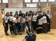 طلاب الشاملة يحصلون على المرتبة الأولى قطرياً في مشروع غرفة الهروب 