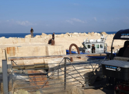  بالصور: الشرطة تعتقل شاباً لممارسته الغطس دون رخصة قرب ميناء يافا 