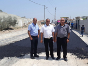 صور: انطلاق مشروع تعبيد شارع بيارة شنير في مدينة اللد 