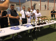 صور: اختتام دوري كرة القدم في  مدينة الرملة تحت شعار " مدينة بلا عنف "   