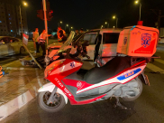 الرملة: حادث طرق بين مركبتين يُسفر عن اصابة 3 أشخاص 